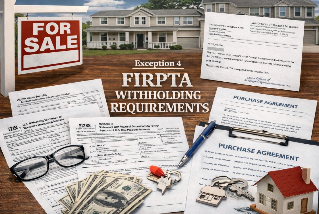 Exception 4 - FIRPTA Withholding Requirements