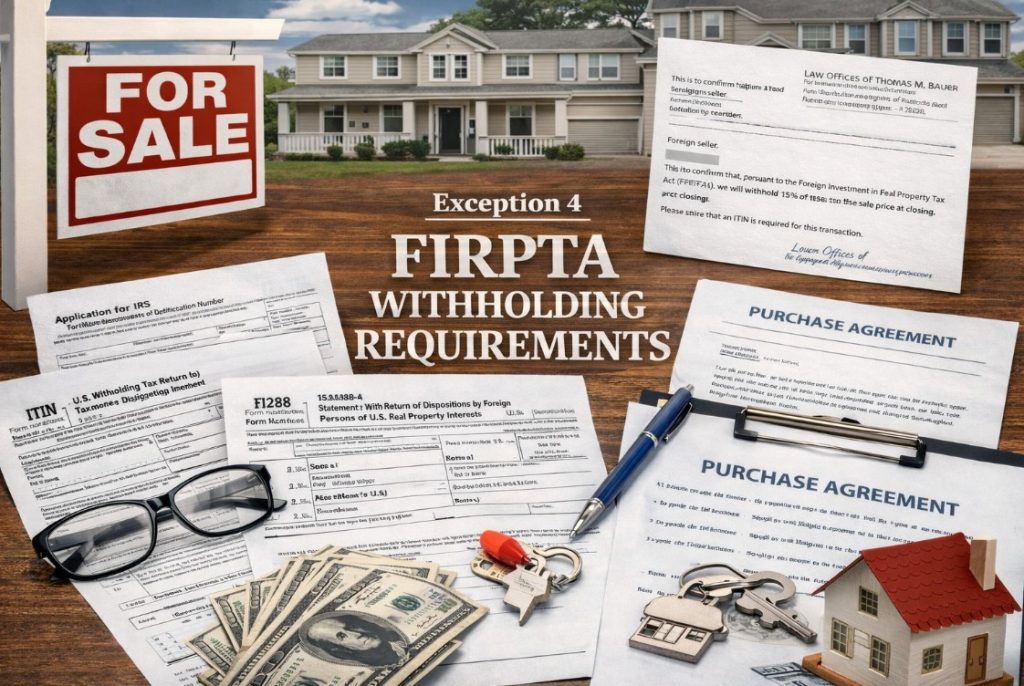 Izuzetak 4 Zahtevi za zadržavanje prema FIRPTA