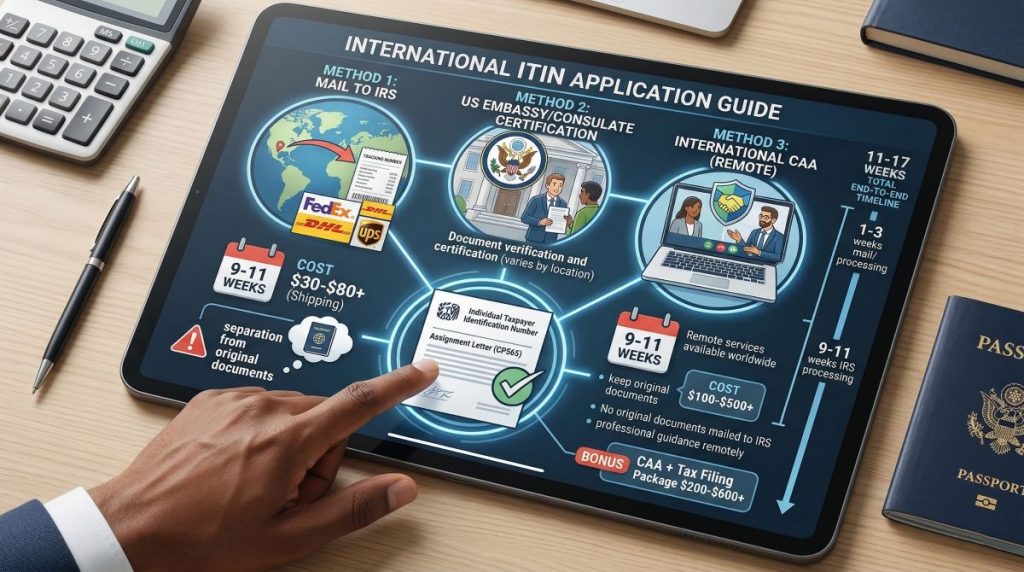 Kako da se prijavite za ITIN iz inostranstva