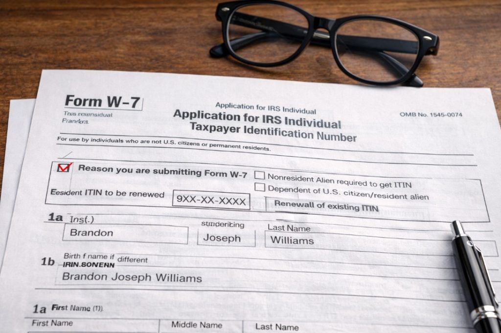 Renewal-Specific Form W-7 Instructions